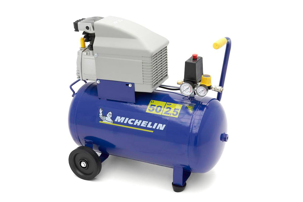 Compresor Michelin de 2 Hp, profesional, 50 litros, 8 bar - 170 litros por minuto nuevo — Nuevo