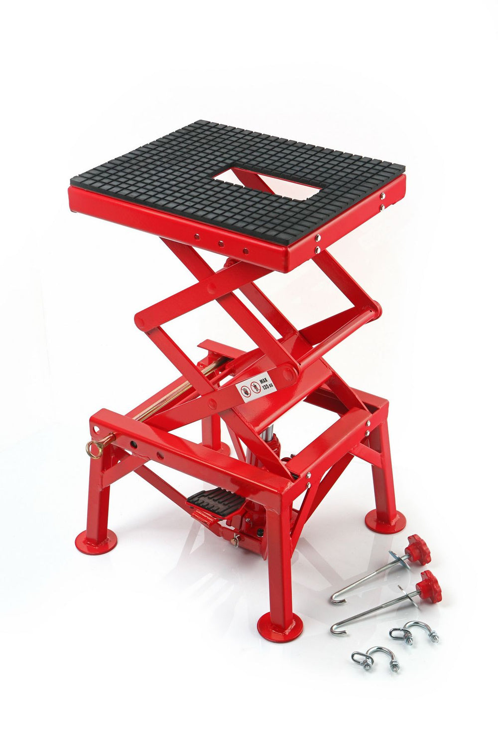 Mesa elevadora de motor HBM 135 kg - Rojo nuevo — Nuevo