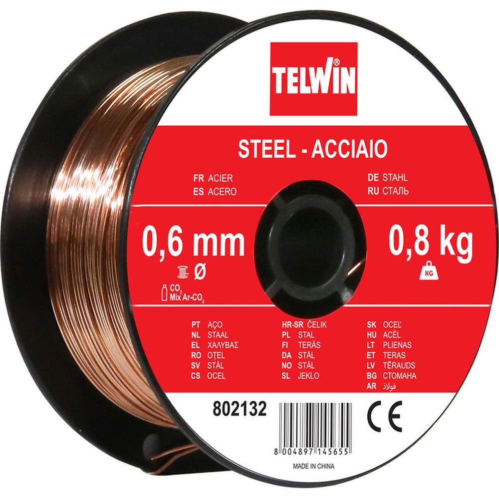 Telwin hilo de soldadura Co-2 0.6 mm 0.8 kg nuevo — Nuevo