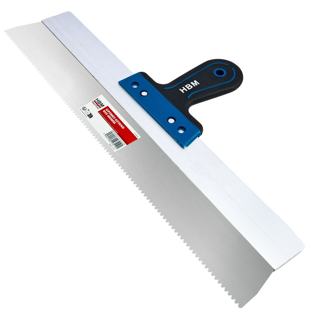 Cuchillo de yeso HBM dentado de acero inoxidable nuevo — Nuevo