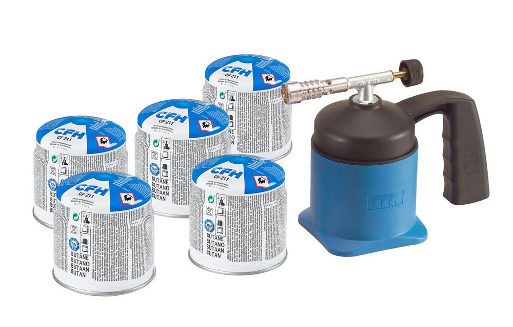 Cfh Soplete Lm 1000, Incluye 5 Bombonas de Gas nuevo — Nuevo