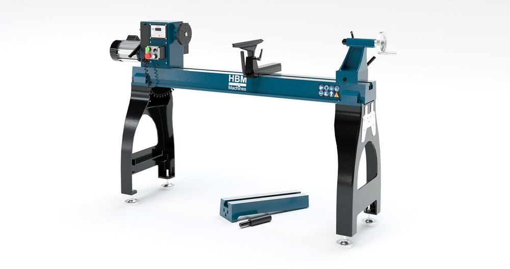 Torno de madera variable HBM 1200 x 460 mm nuevo — Nuevo