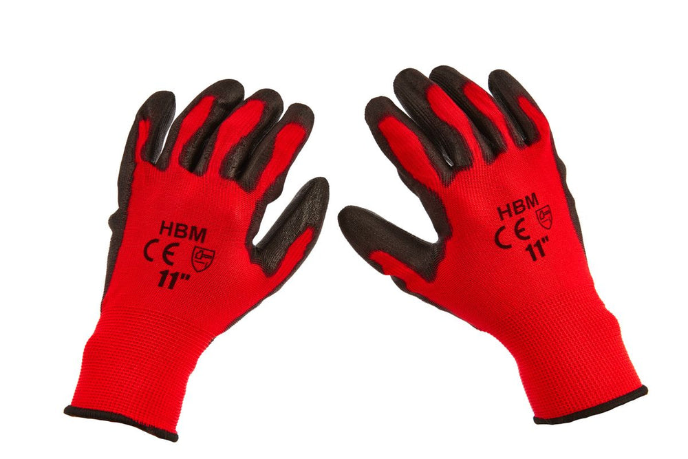 Guantes de trabajo HBM Pu nuevo — Nuevo