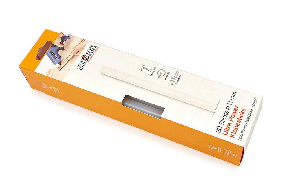 Steinel Ultra Power Barra de pegamento 11 mm 250 mm Transparente 20 piezas nuevo — Nuevo