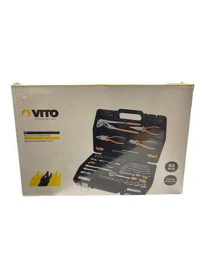 Vito Professional Tools VIMF63 63 Pcs Caja de herramientas de segunda mano — Bueno