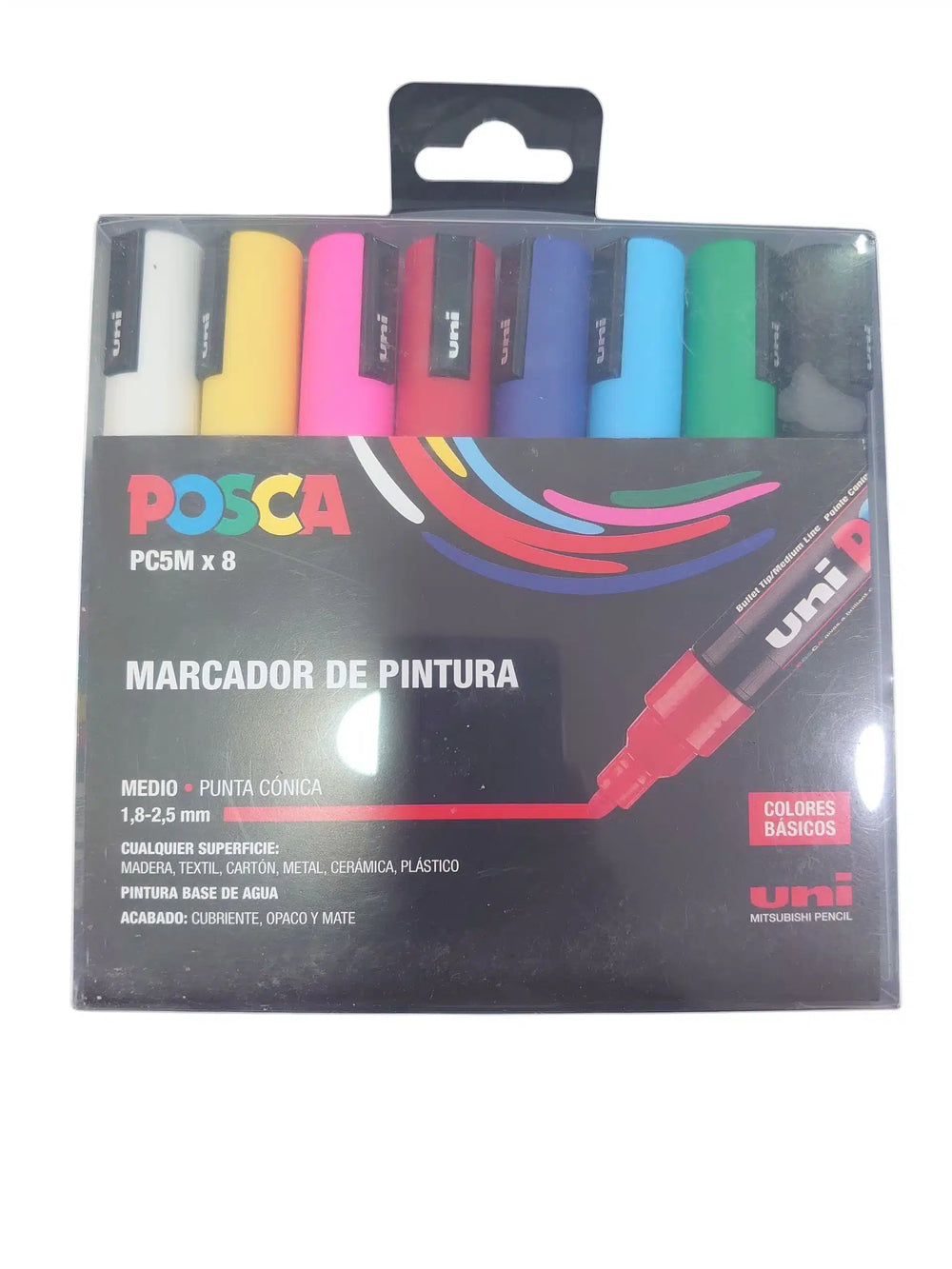 Marcador de Pintura Posca PC5M de 8 Rotuladores de segunda mano — Bueno