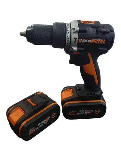 Taladro atornillador con percusión Worx Nitro WX352 Segunda Mano de segunda mano · Taladros — Bueno