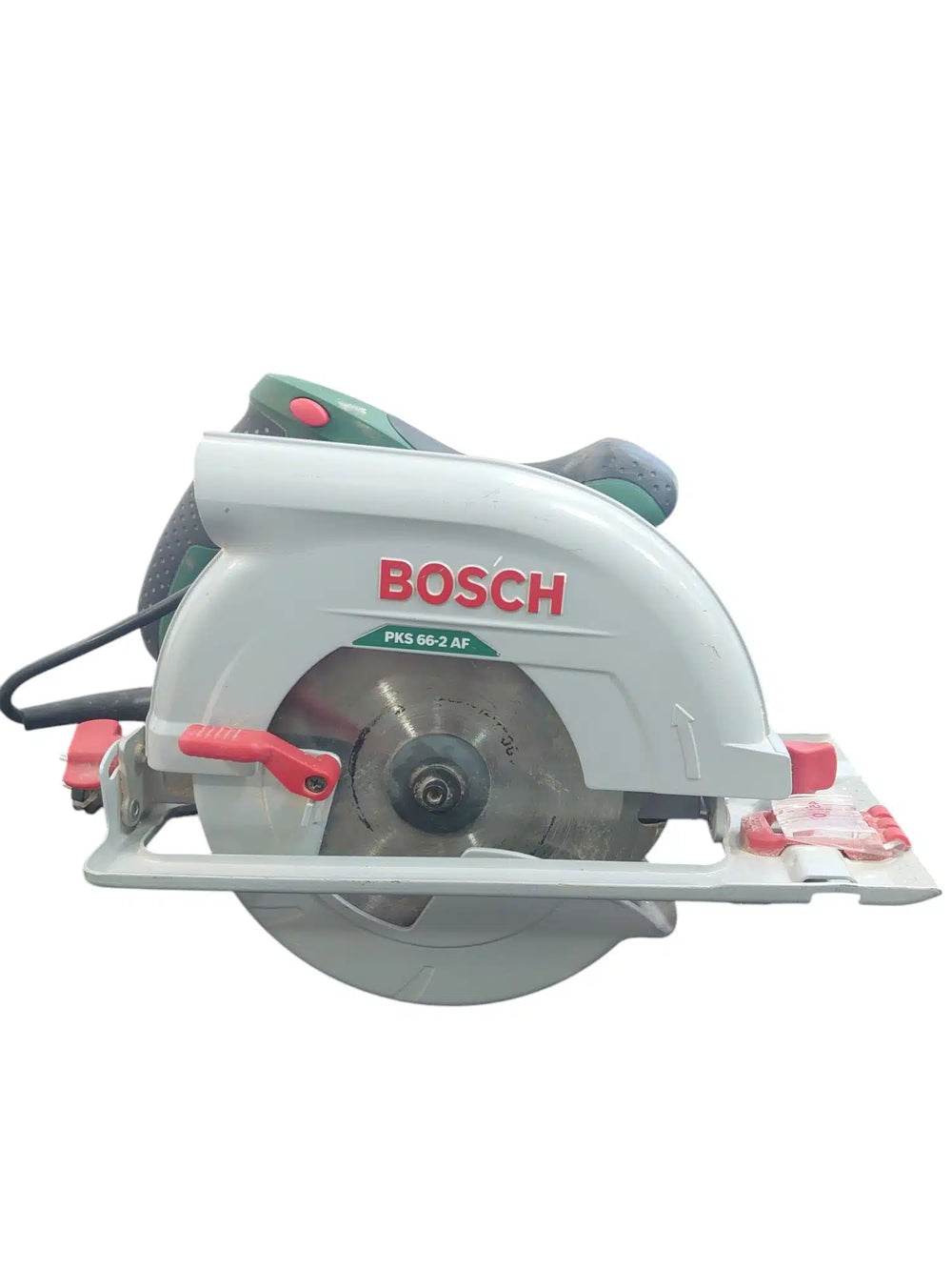Bosch PKS 66 A Sierra Circular de Mano Verde Segunda Mano de segunda mano · Sierras — Bueno