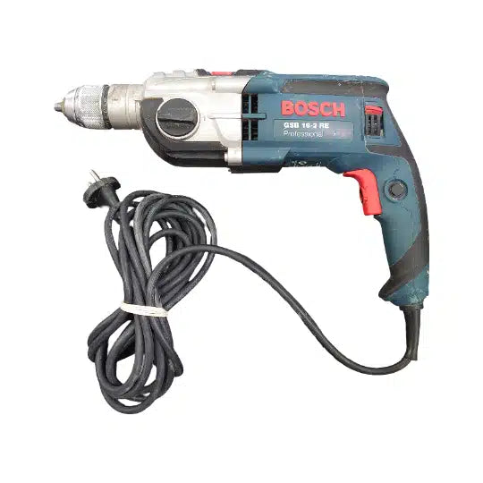 Taladro Percutor Bosch GSB 19-2 RE Azul — Verificado de segunda mano · Taladros — Bueno