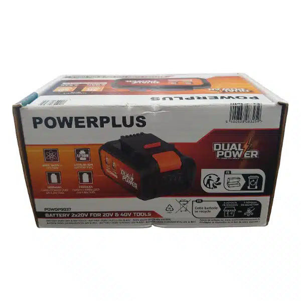 Powerplus Dual Power 20V 5.0Ah Negro / Amarillo de segunda mano · Herramienta especializada — Bueno