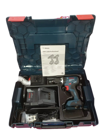 Bosch GSB 18V-65 4.0Ah Taladro Percutor Atornillador a Batería de segunda mano · Taladros — Bueno
