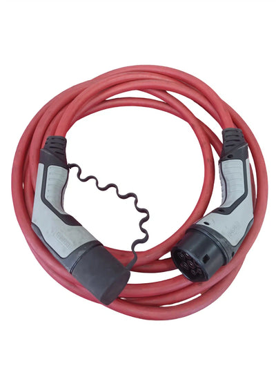 Phoenic Contact 32A 480V AC Cable de Carga para Coche Eléctrico Rojo/Gris de segunda mano — Bueno
