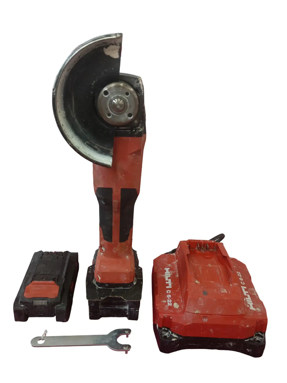Hilti AG 6D-22 Amoladora + 2 Baterías Roja —Verificado de segunda mano · Amoladoras — Bueno