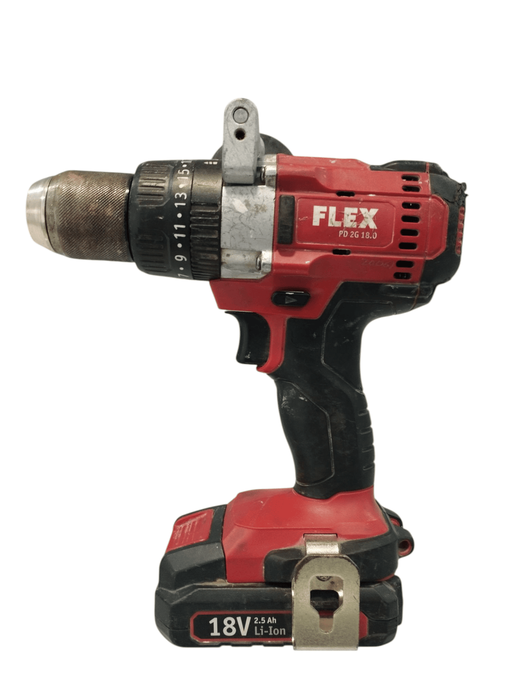Flex PD 2G 18.0-EC HD Taladro Percutor Rojo Segunda Mano de segunda mano · Taladros — Bueno