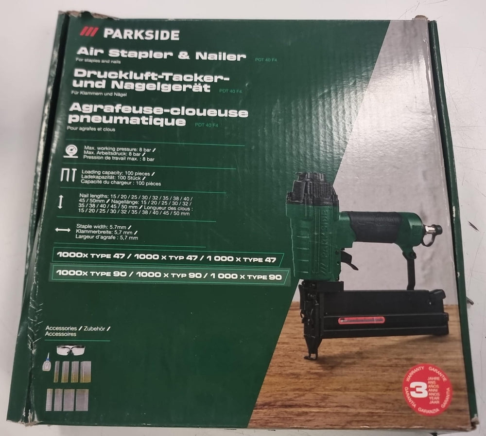 GRAPADORA CLAVADORA PARKSIDE PDT 40 F4 de segunda mano — Bueno