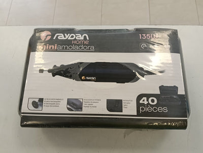 MINI AMOLADORA RAYDAN 135W 40 PIEZAS de segunda mano · Amoladoras — Bueno
