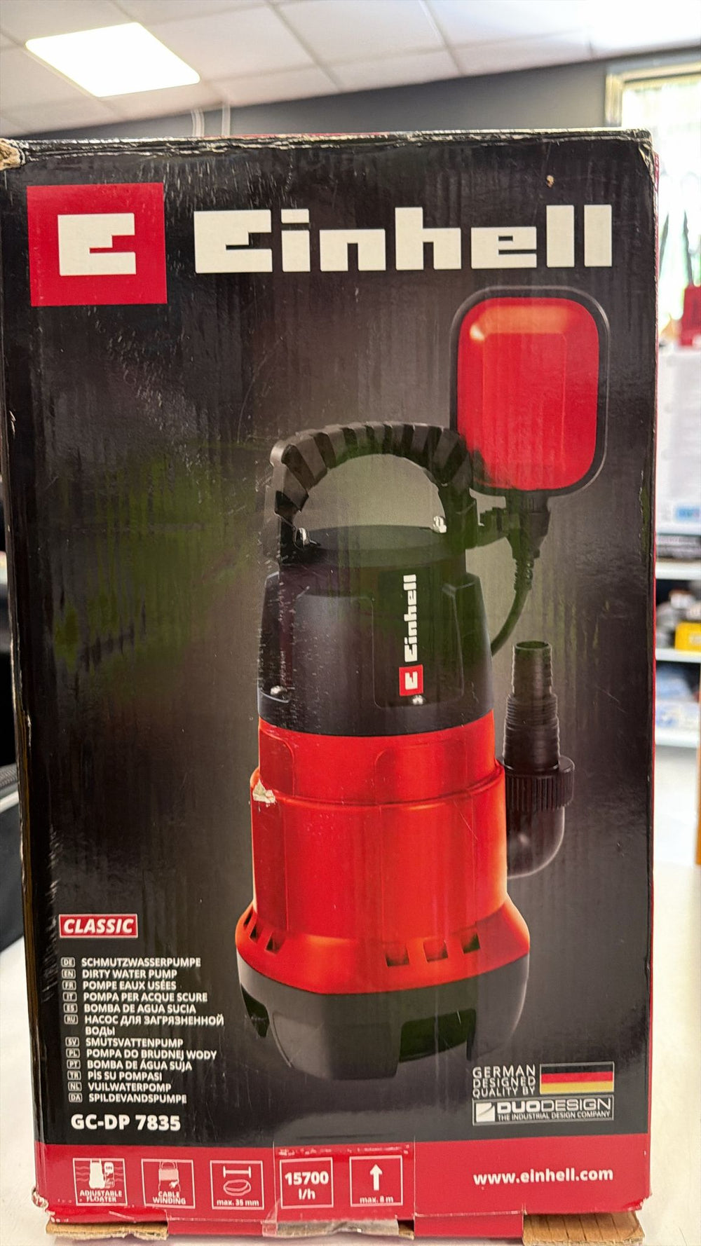 BOMBA SUMERGIBLE EINHELL GC-DP 7835 de segunda mano — Bueno