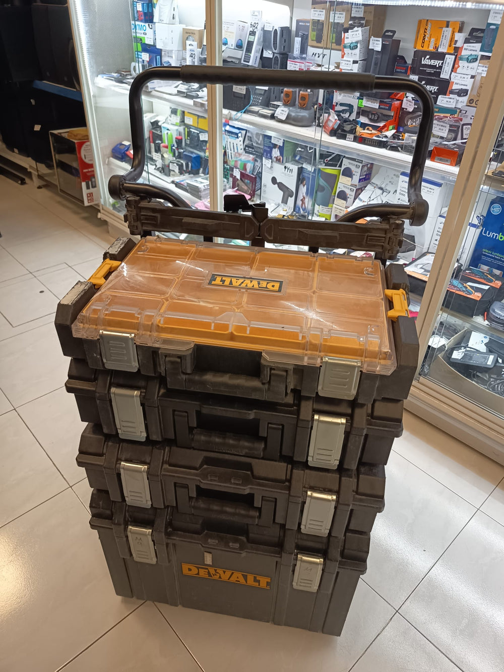 CARRO HERRAMIENTAS MODULAR DEWALT TSTAK 4 COMPARTIMENTOS de segunda mano — Bueno