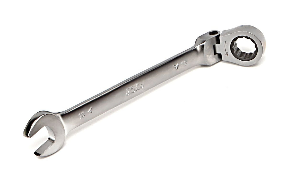 Aok 13 mm Llave de anillo profesional - Llave de boca con cabezal basculante nuevo — Nuevo