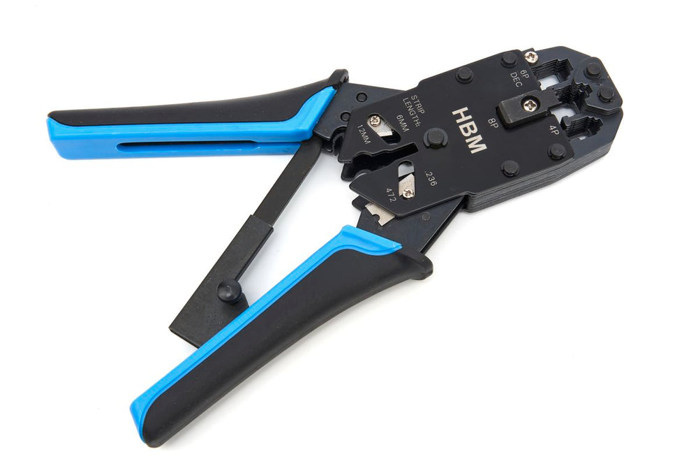 Pinza de Crimpado Profesional HBM para RJ45 y RJ11 nuevo — Nuevo