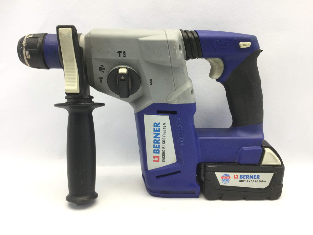 Martillo a Bateria Berner Sds Plus 18v de segunda mano · Martillos y percutores — Con uso