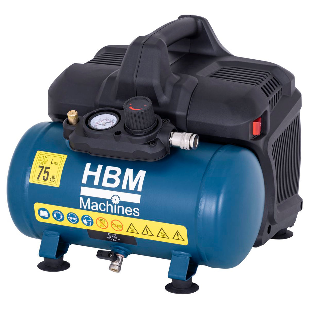 HBM compresor low noise 6 litros 75 dB nuevo — Nuevo