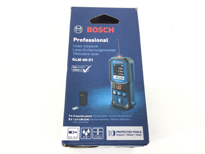 Medidor Laser Bosch Azul Glm 40-31 de segunda mano · Medición — Revisado