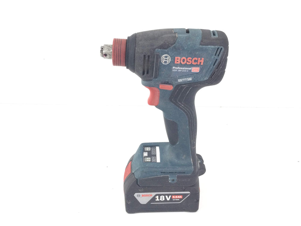 Atornillador Electrico Bosch Azul Pistola Impacto Gdx 18v-210c Con Bateria 18v 5ah de segunda mano · Atornilladores — Como nuevo