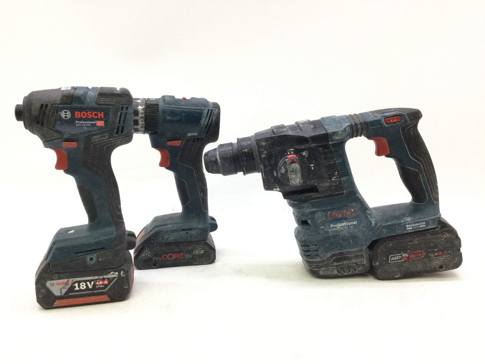 Kit Herramientas Variadas Bosch Gdr 18v-200 Gbh 18v-22 Gsb 18v-45 de segunda mano · Kits de herramientas — Con uso