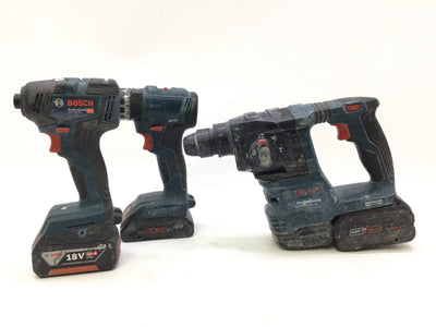 Kit Herramientas Variadas Bosch Gdr 18v-200 Gbh 18v-22 Gsb 18v-45 de segunda mano · Kits de herramientas — Con uso
