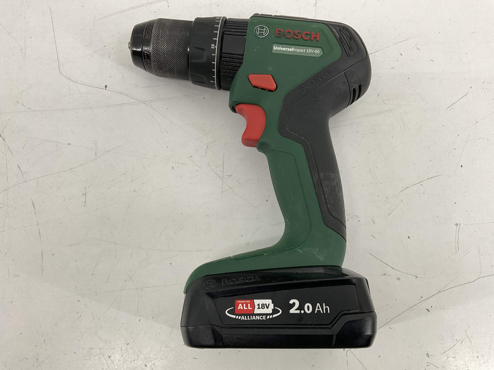 Taladro a Bateria Bosch Universal Impact 18v-60 de segunda mano · Taladros — Con uso