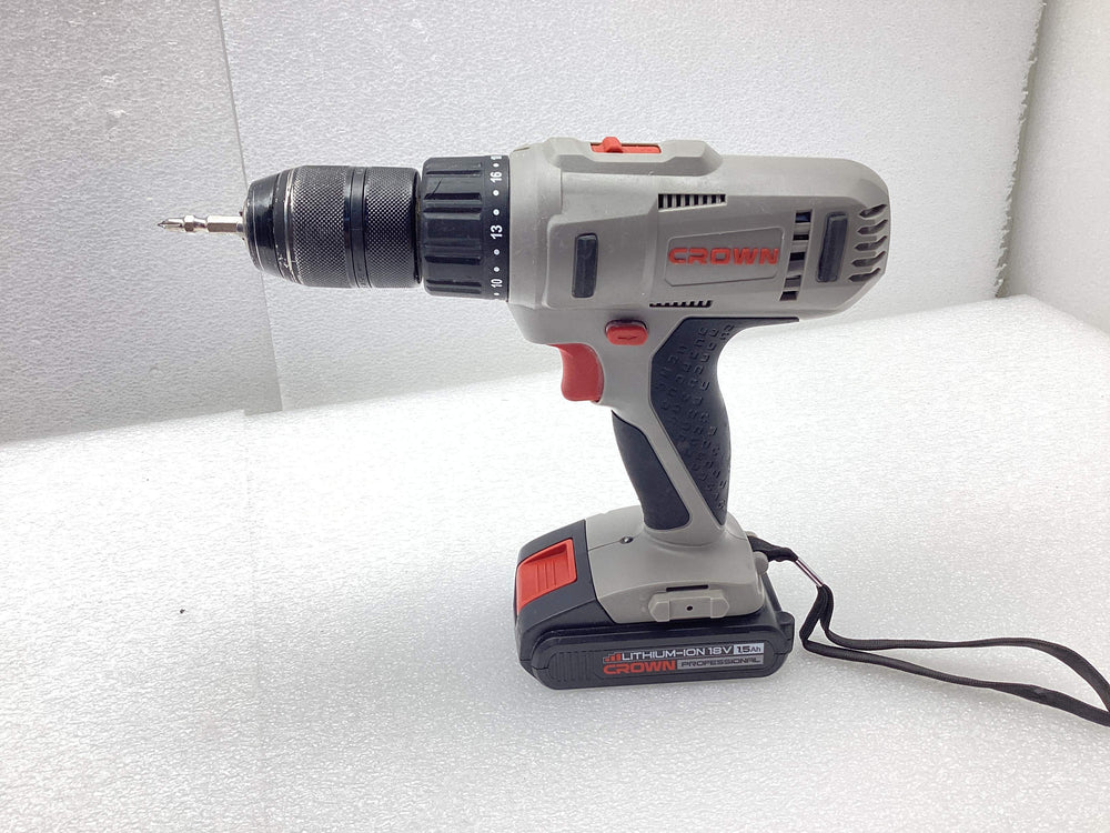 Taladro a Bateria Crown ct21056lm de segunda mano · Taladros — Con uso