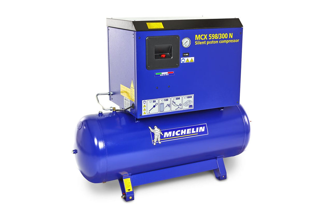 Compresor insonorizado Michelin de 5,5 Hp y 270 litros Mcx 598/300 N nuevo — Nuevo