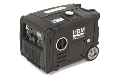 HBM generador inversor de 4 tiempos con motor de gasolina de 223 cm³ 230V/12V 3200W nuevo — Nuevo
