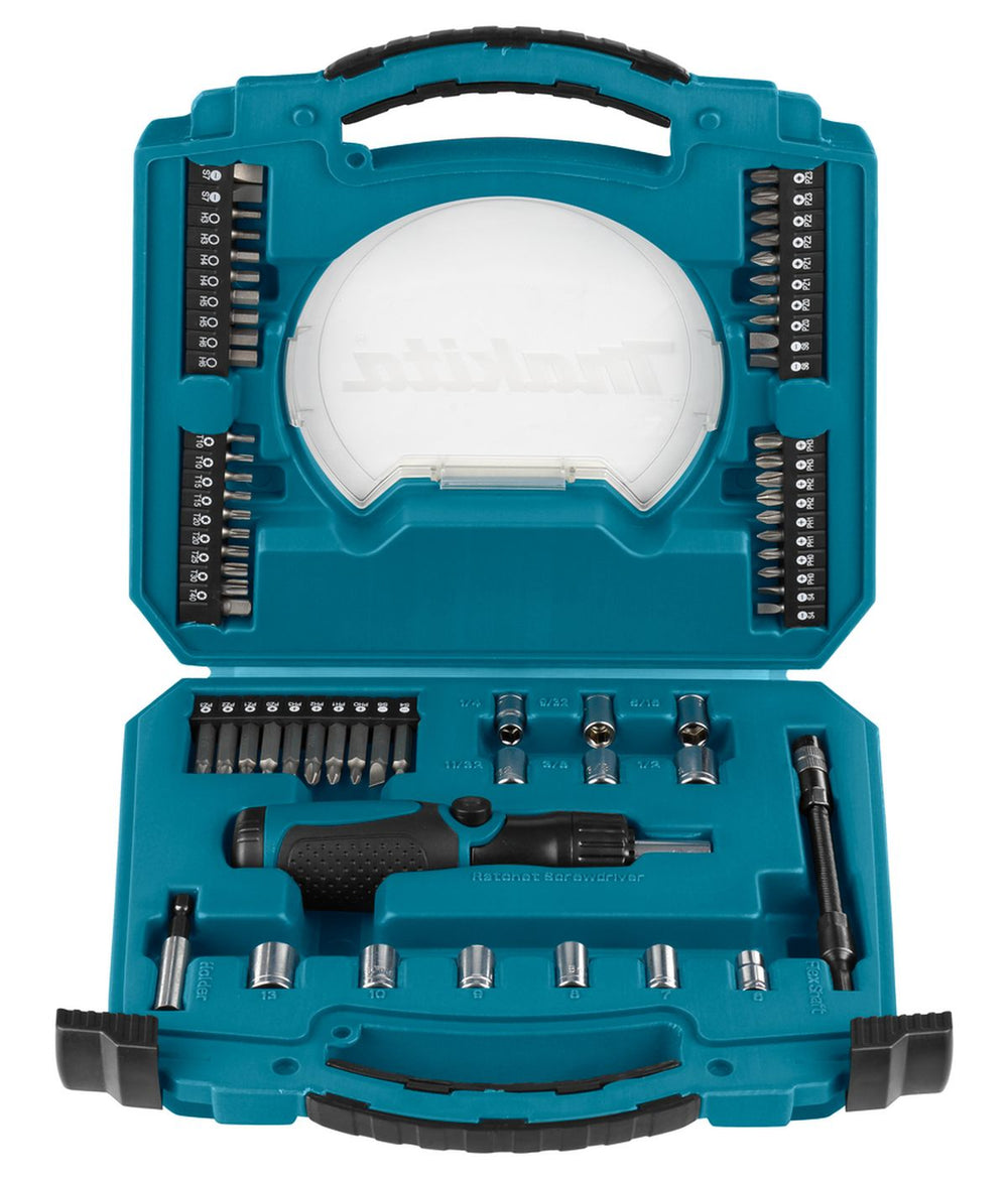 Set de bits de trinquete Makita de 65 piezas, D-42020 nuevo — Nuevo