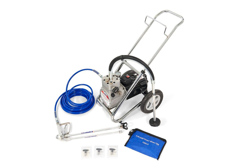 HBM Pulverizador Airless de Alta Presión, Set de Pistola de Pintura de 1500 Vatios nuevo — Nuevo