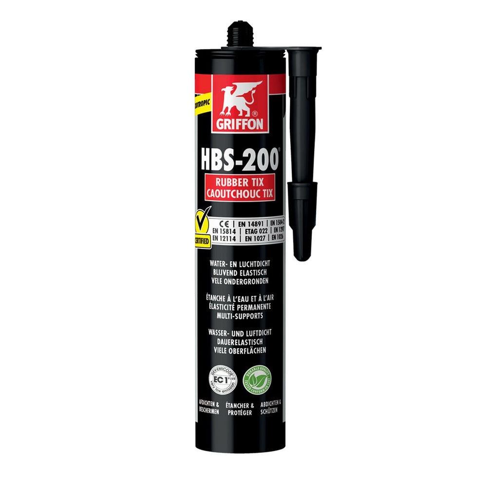 Griffon Hbs-200 Rubber Tix cartucho 310g negro nuevo — Nuevo