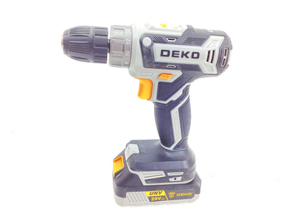 Taladro a Bateria Deko dkcd20xl02g de segunda mano · Taladros — Como nuevo