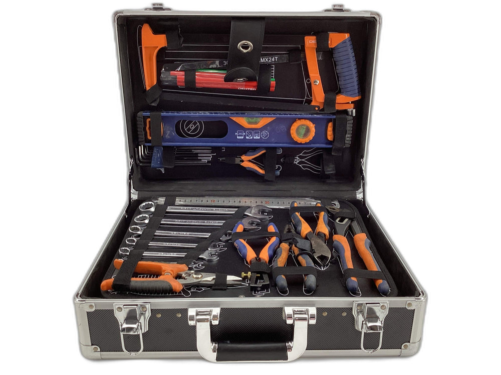 Caja Herramientas Dexter 130 Piezas de segunda mano · Cajas de herramientas — Bueno