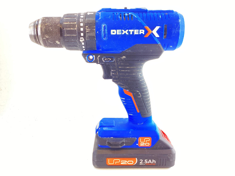 Taladro a Bateria Dexter 20vid2-50a de segunda mano · Taladros — Con uso