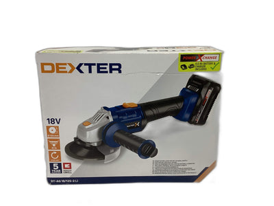 Esmeriladora Dexter Dt-ag 18/125-2 li de segunda mano · Esmeriladoras — Revisado