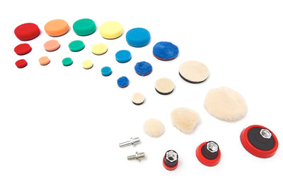 Juego de pulido HBM con conexión M14 y 6 mm, 29 piezas nuevo — Nuevo
