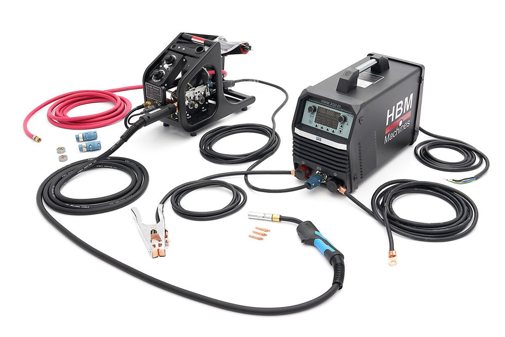 HBM 350 Ci Smart Led Inversor de Soldadura con Pantalla Digital y Tecnología Igbt 400 voltios – Negro nuevo — Nuevo
