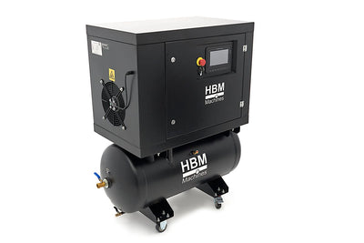 Compresor de tornillo HBM 5 cv combinado con tanque de aire de 160 litros nuevo — Nuevo