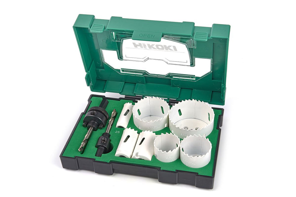 Conjunto de 11 Sierras de Corona de Bi-Metal HiKOKI - Wt-T20 nuevo — Nuevo