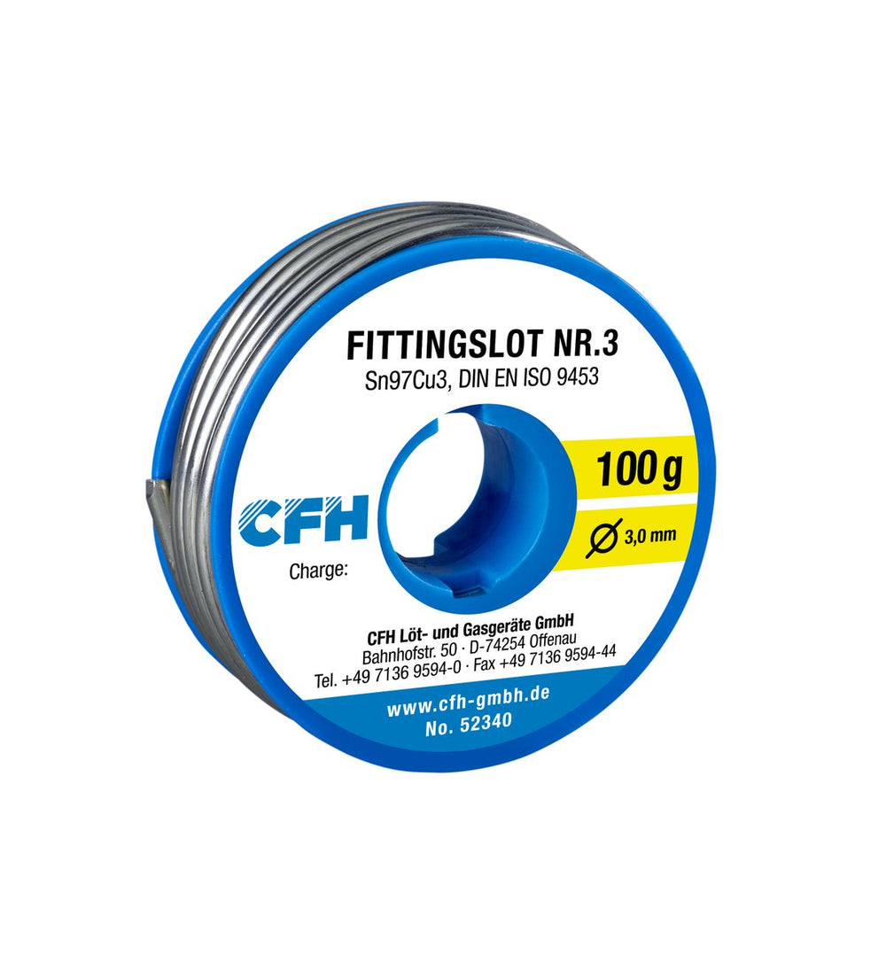 Cfh Conector de Soldadura - Wl 340 100 Gr / 3,0 mm nuevo — Nuevo