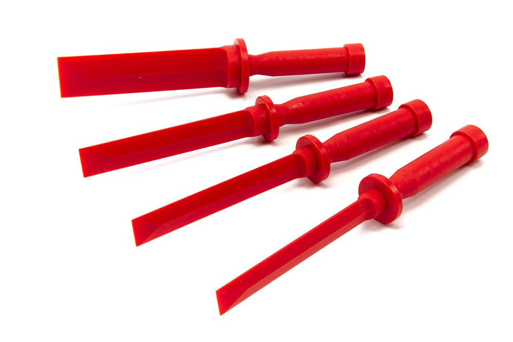 Juego de raspadores de plástico HBM de 4 piezas nuevo — Nuevo