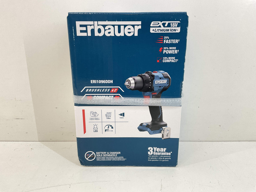 Taladro a Bateria Erbauer eri1096ddh de segunda mano · Taladros — Revisado
