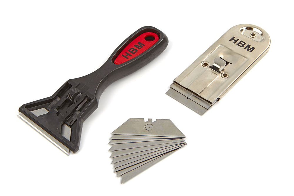HBM 12 Piezas Conjunto de Raspadores de pintura y Vidrio - Modelo 1 nuevo — Nuevo