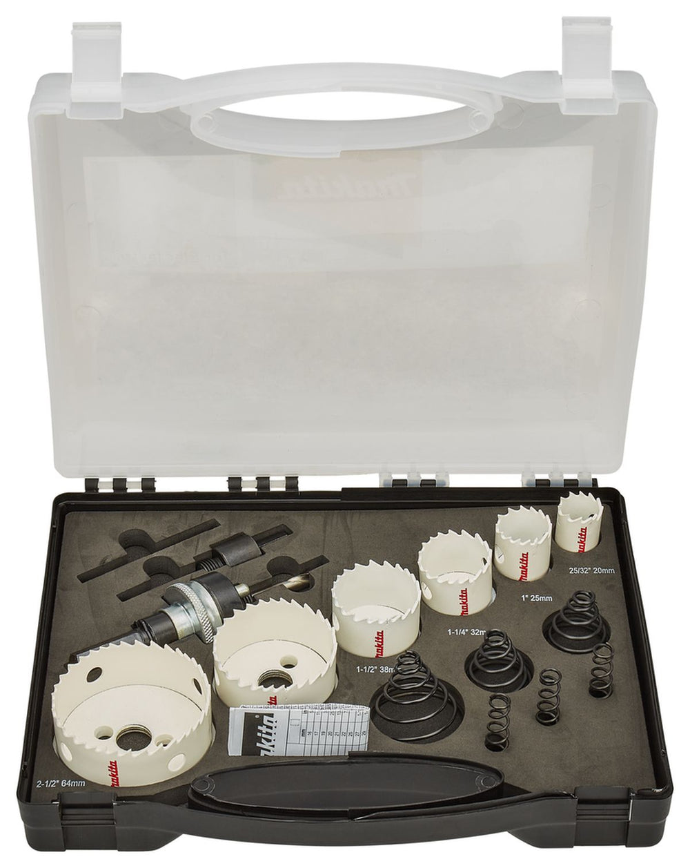 Set de sierras de corona Makita de 15 piezas de metal B-38679 nuevo — Nuevo